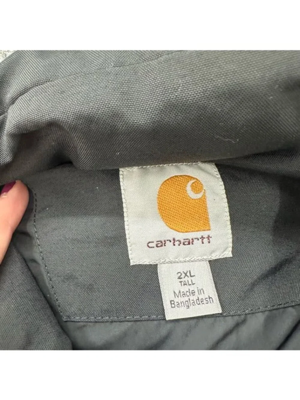 Carhartt Kalkaska Down Puffer Vest Snap Button Sleeveless 100118 Mens 2XL Tall